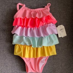 Flouncy ruffle girlie girl swimsuit- precious!